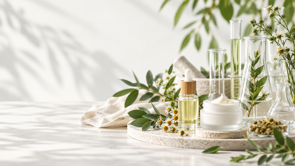 Naturkosmetik, Pflanzen und Laborästhetik