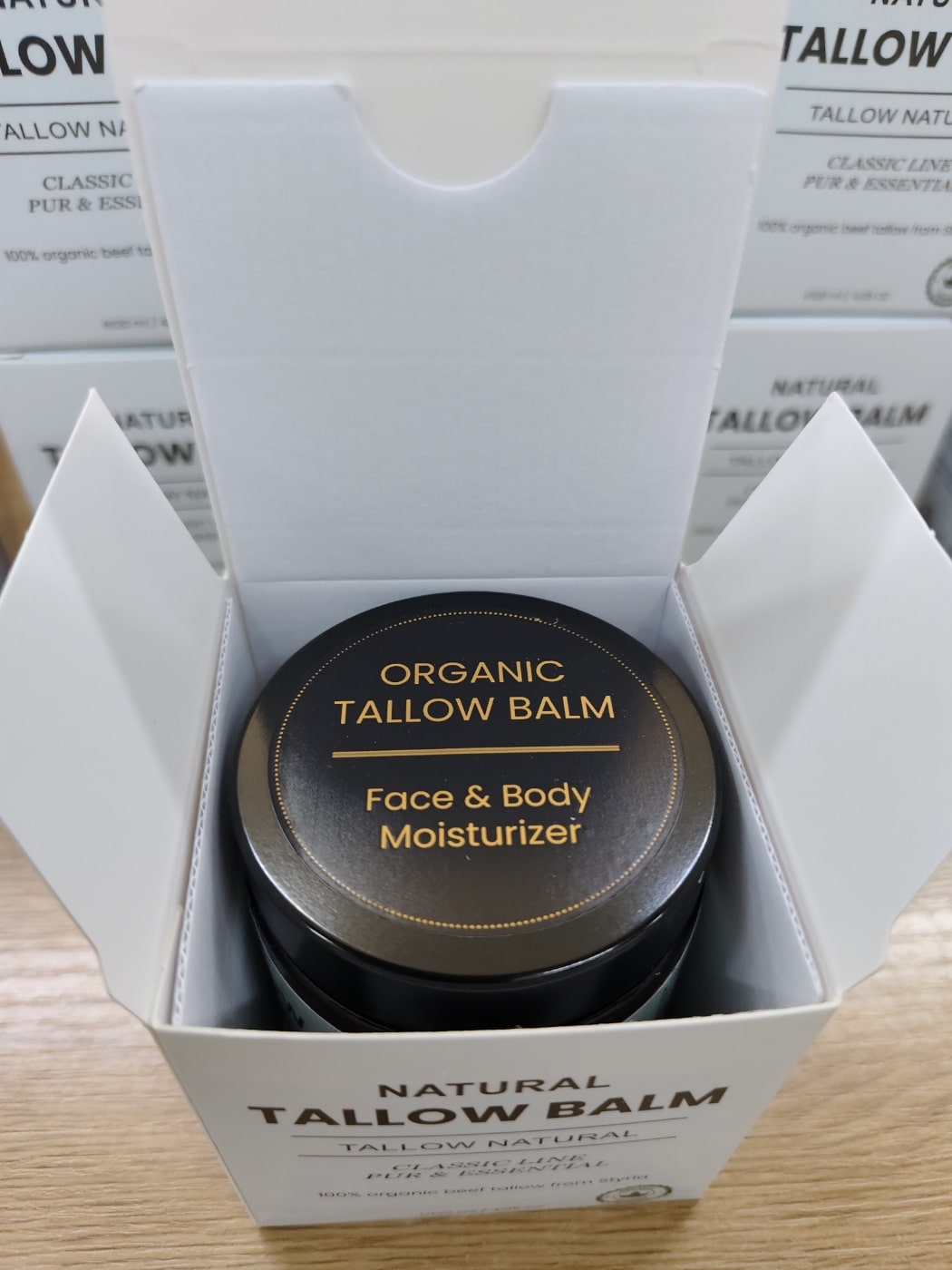 Tallow Natural im Nakobe Produkttest – Glas, Verpackung und Herstellung
